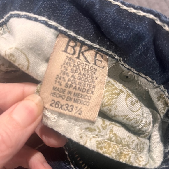 BKE Dark Indigo Boot Cut Jeans - Picture 6 of 6